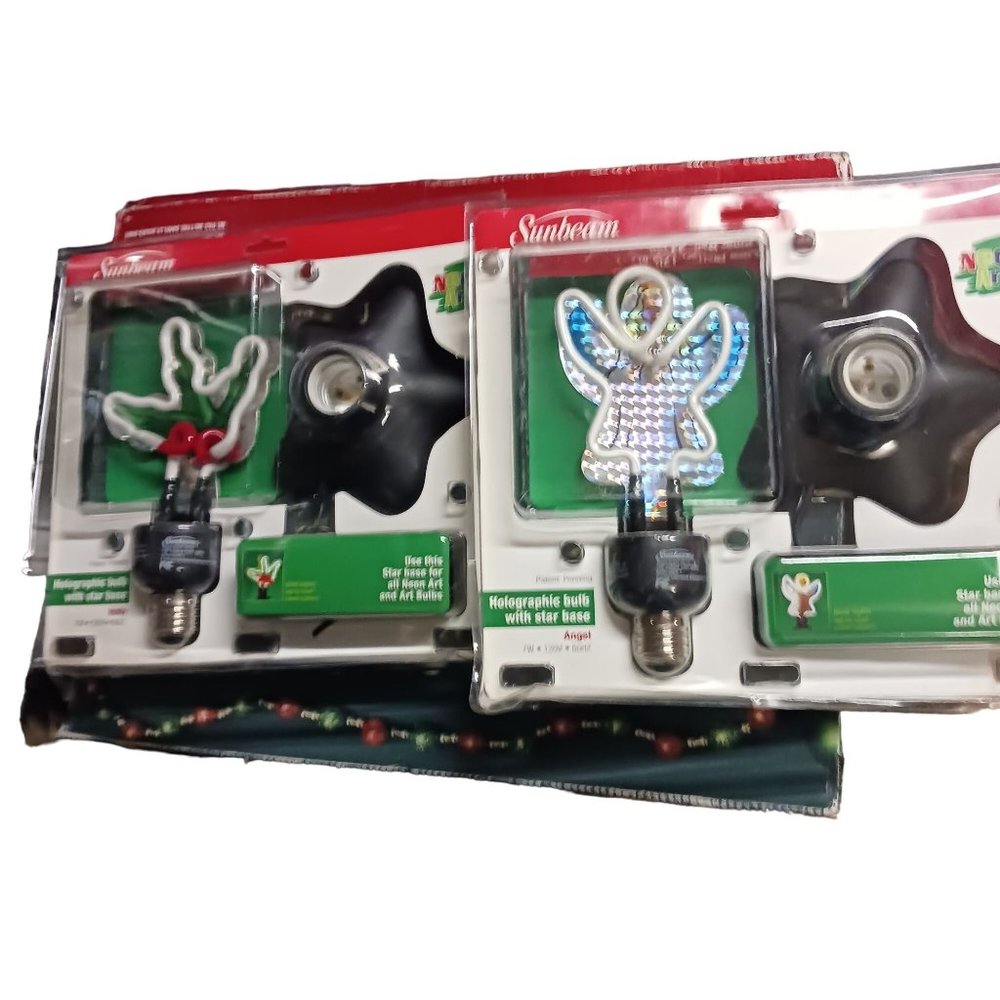 Sunbeam Holographic Bulb with Star Base